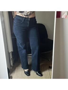 Mother Women's Navy and Blue Jeans